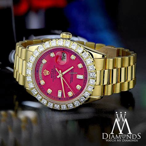 presidential rolex red face replica|rolex watch clones.